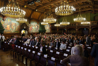 Die Verleihung des Danner-Preises 2023 im Prunksaal des Rathauses Landshut